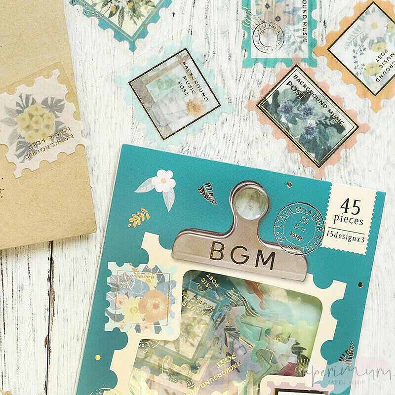 BGM Deco Stickers - Botanical Book