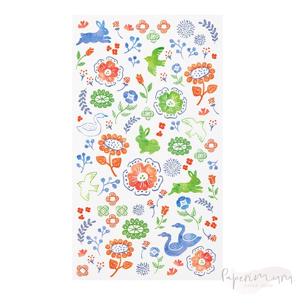Transfer Sticker Scandinavian Textile Patterns