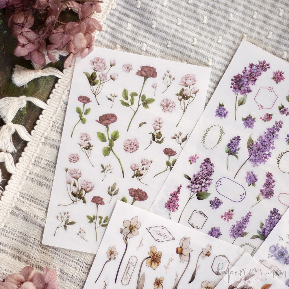 Transfer Sticker Autumn - 6 designs/set