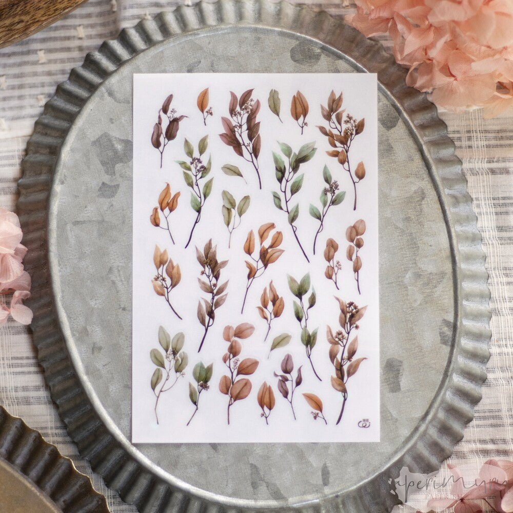 Transfer Sticker Autumn - 6 designs/set