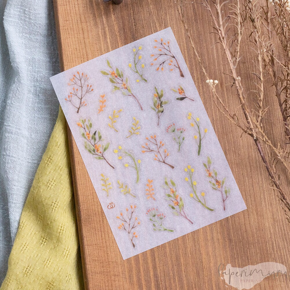 Transfer Sticker Mountain Colors - 3 designs/set