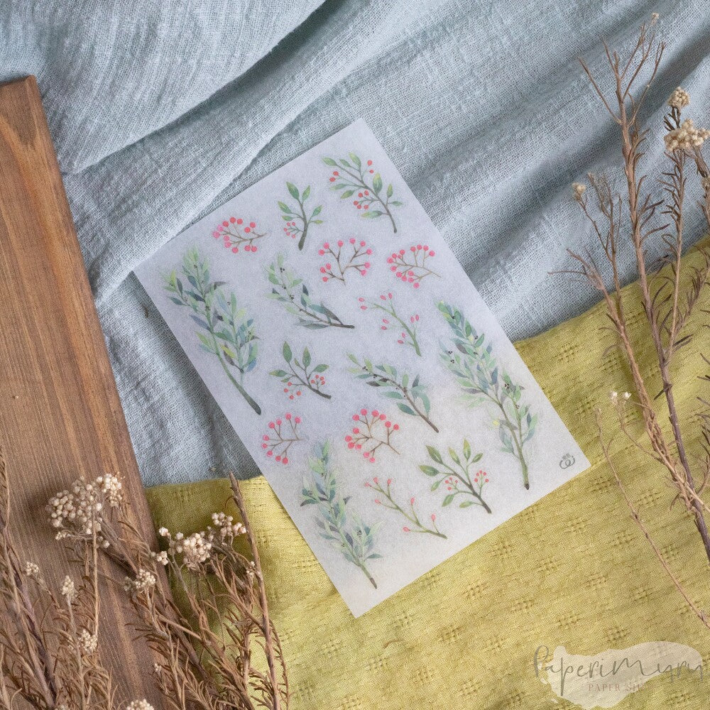 Transfer Sticker Mountain Colors - 3 designs/set