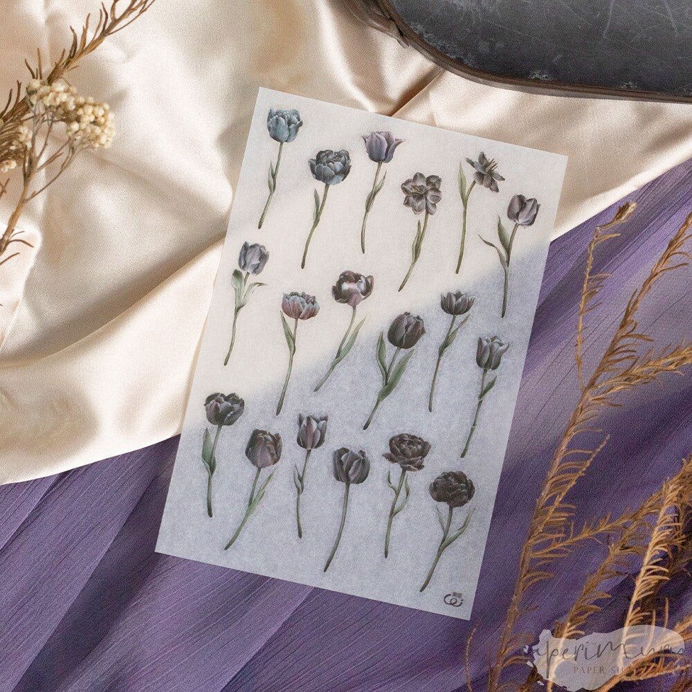 Transfer Sticker Tulip - 3 designs/set