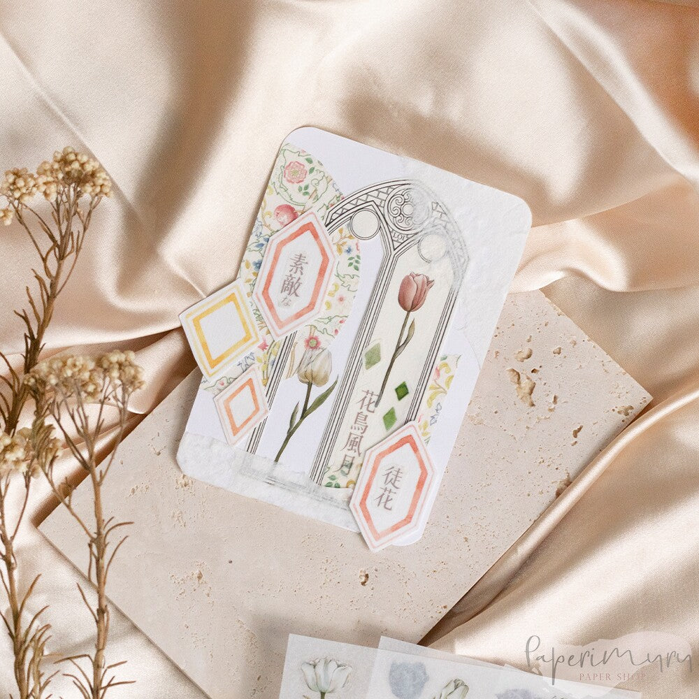 Transfer Sticker Tulip - 3 designs/set