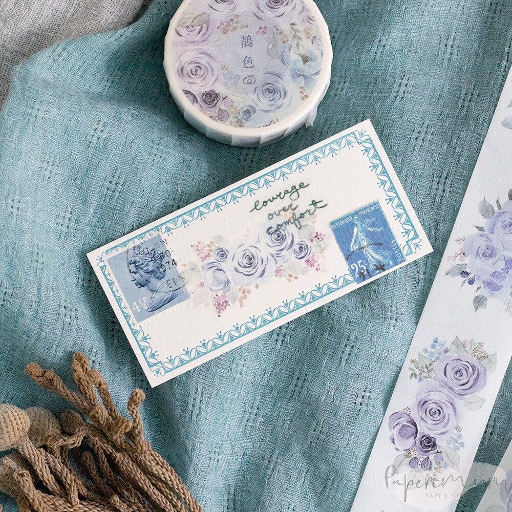 Washiteippi 3cm Blue Rose