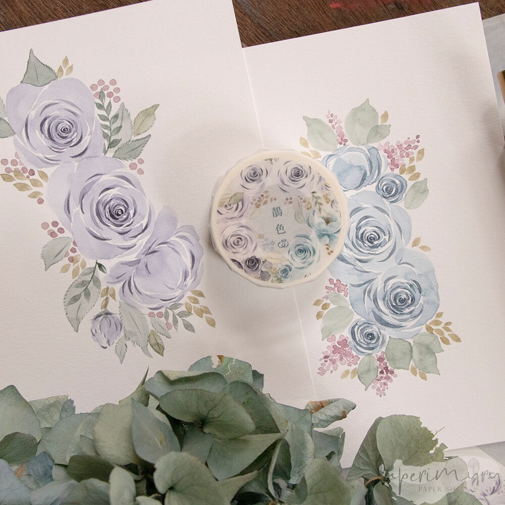 Washiteippi 3cm Blue Rose