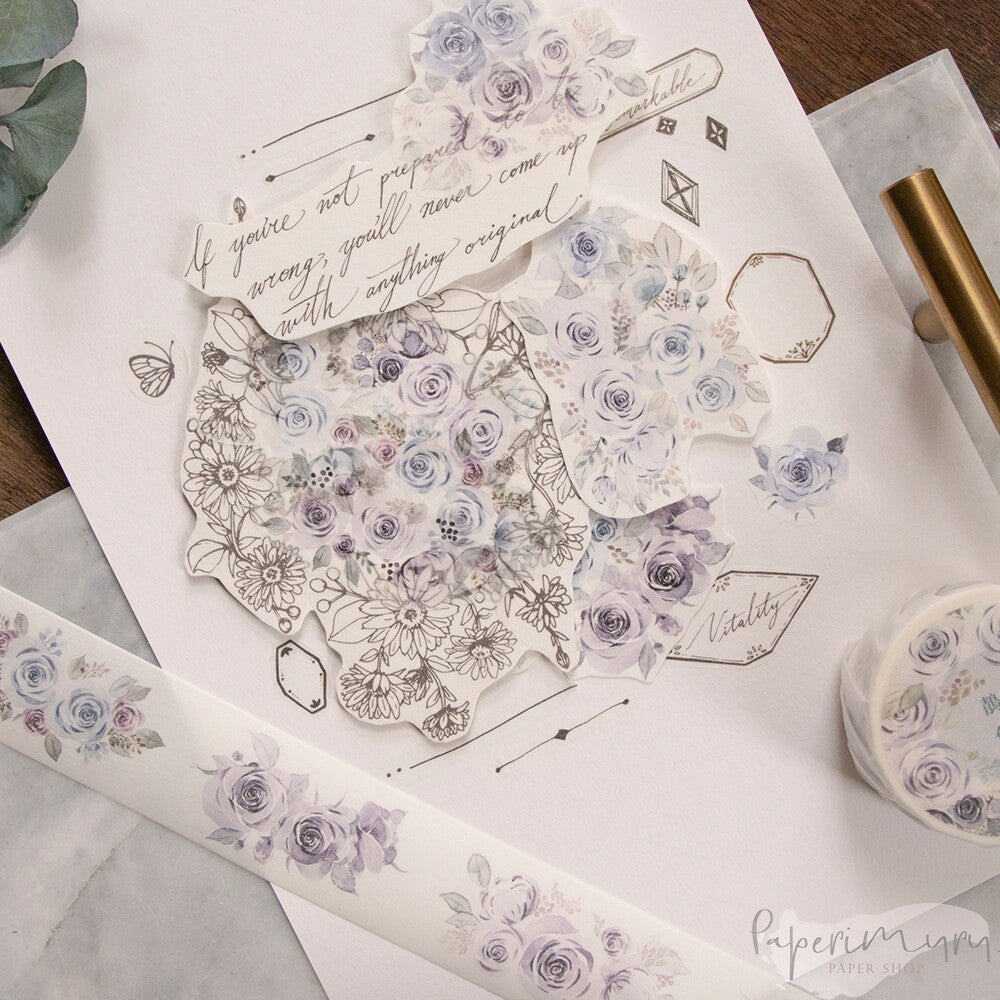Washiteippi 3cm Blue Rose