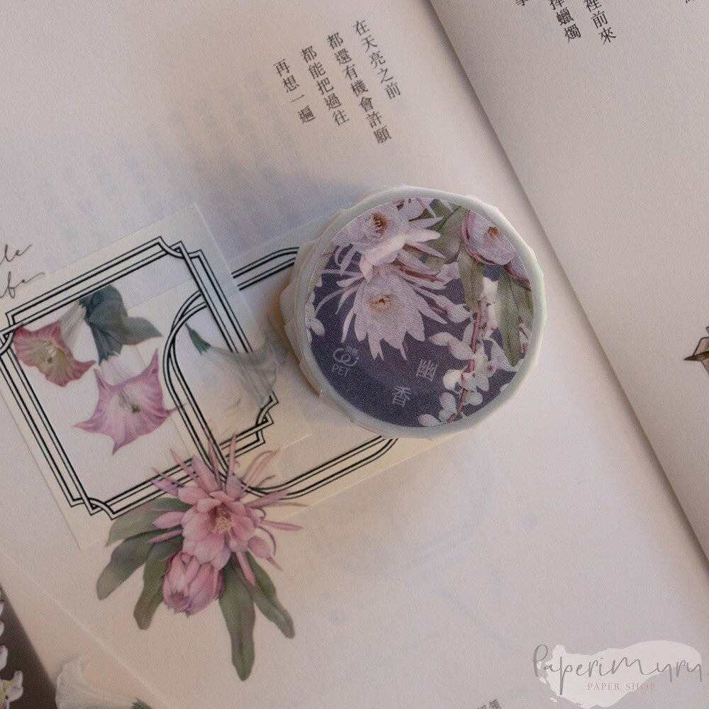 Matte PET Masking Tape 5cm Epiphyllum