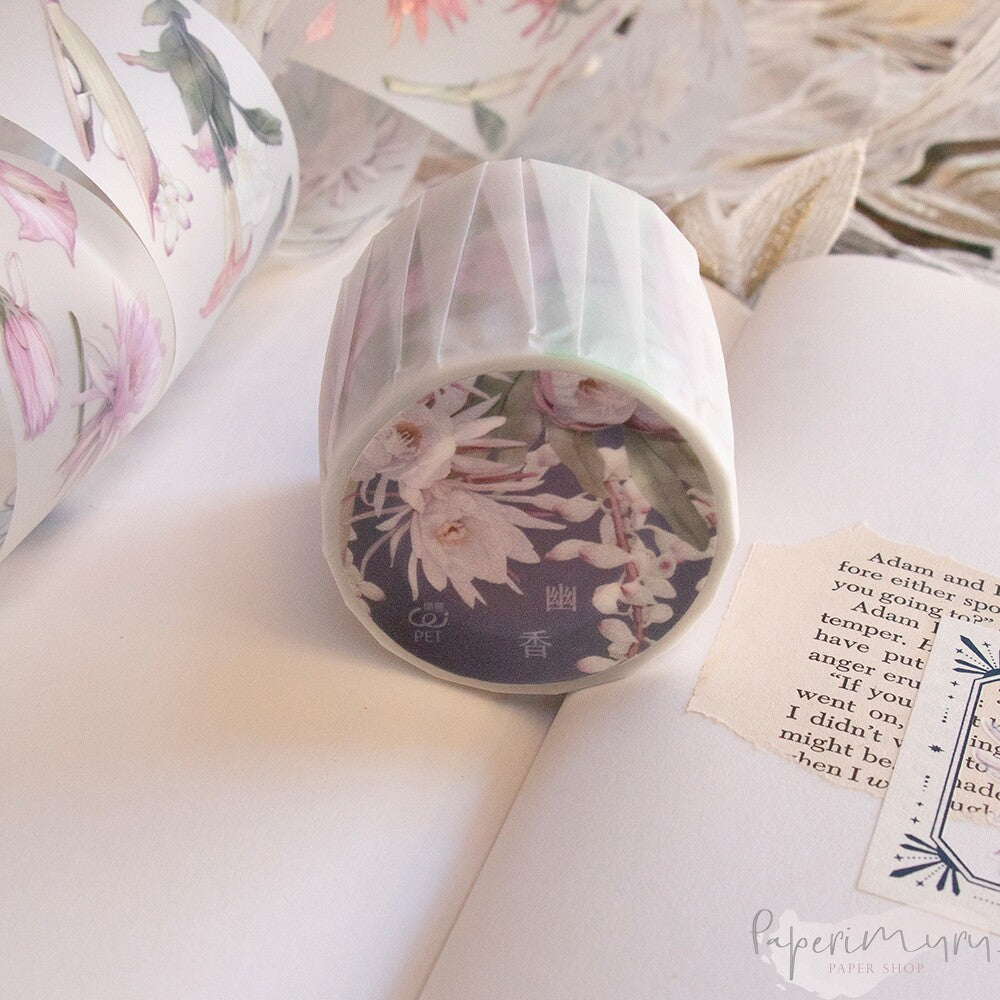Matte PET Masking Tape 5cm Epiphyllum