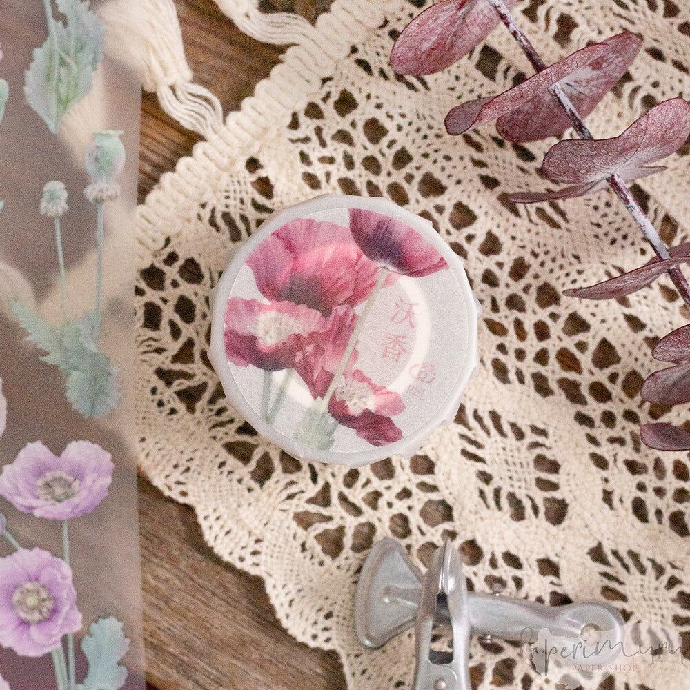 Matte PET Masking Tape 5cm Papaver