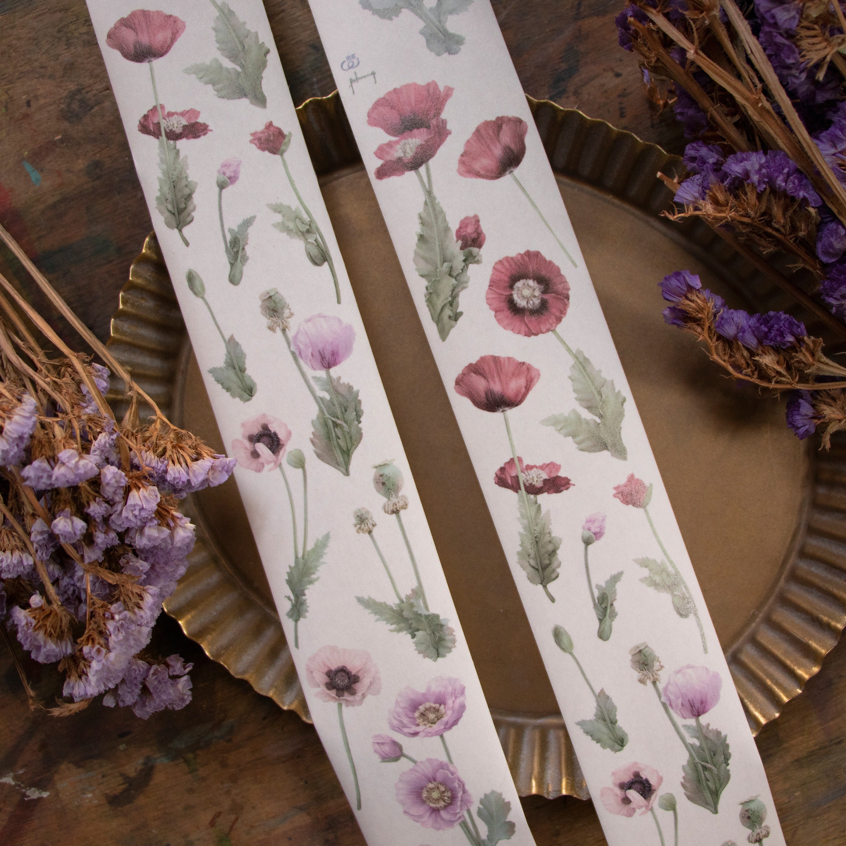 Washitape 5cm Papaver