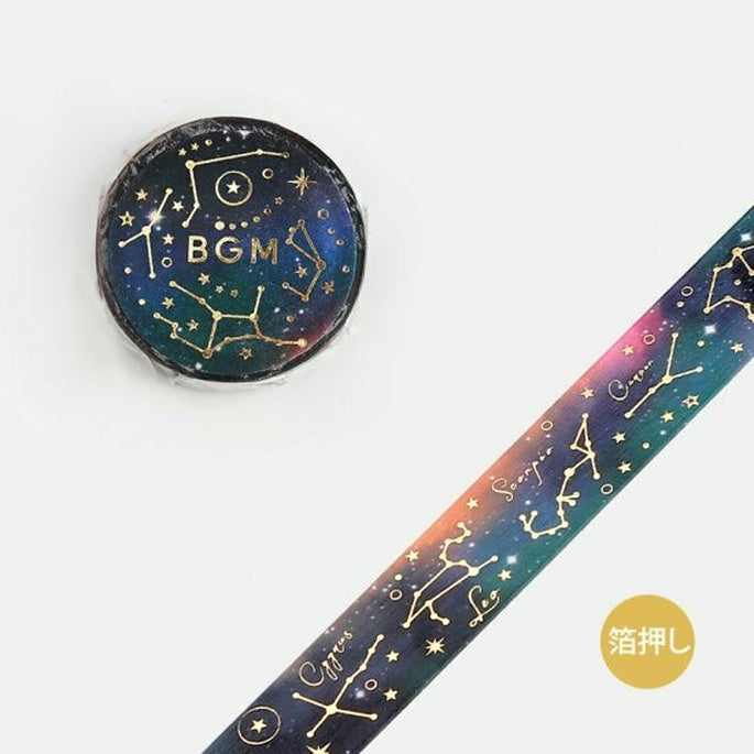 Washiteippi Constellation Night Sky Foil