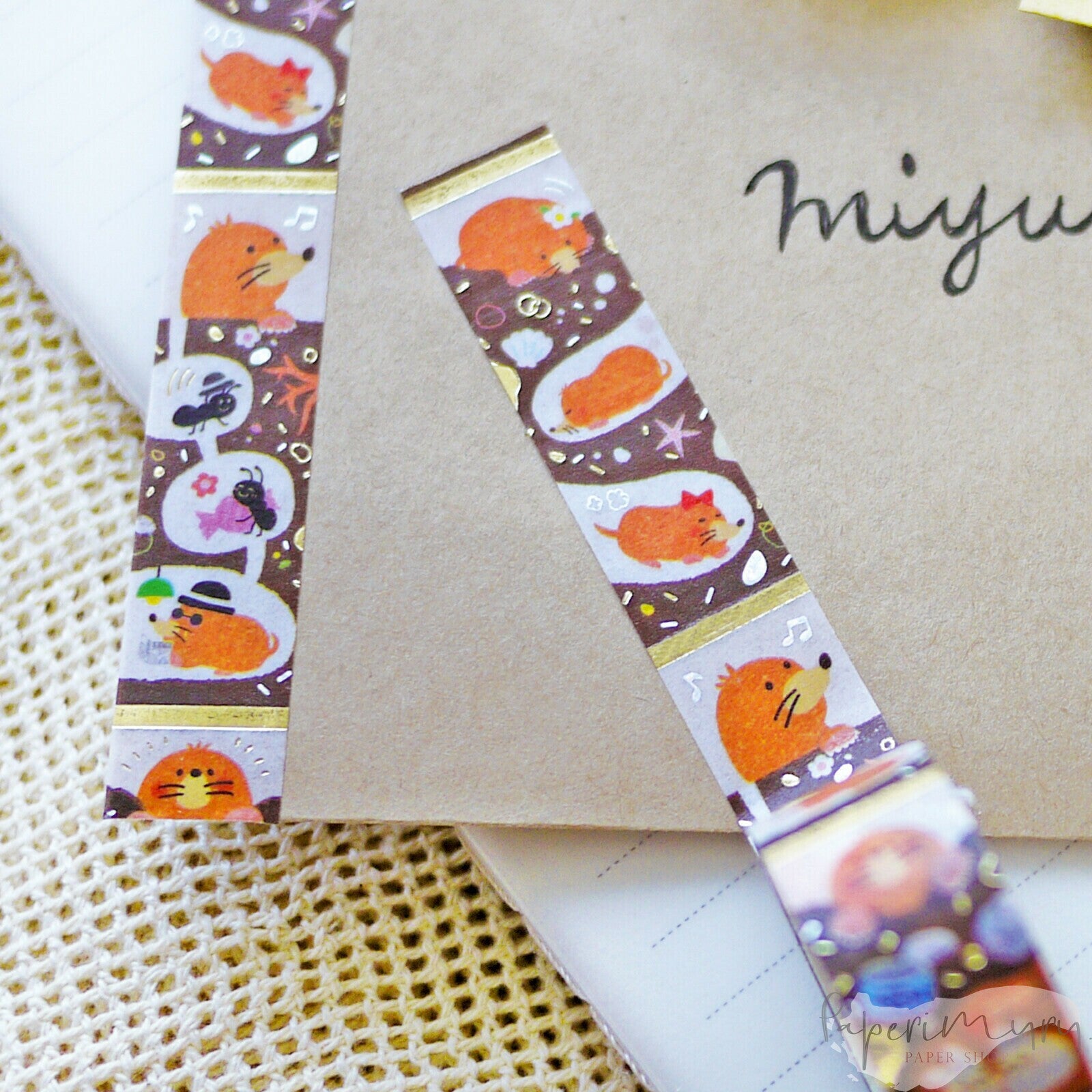 Washitape Mole Tunnel Foil
