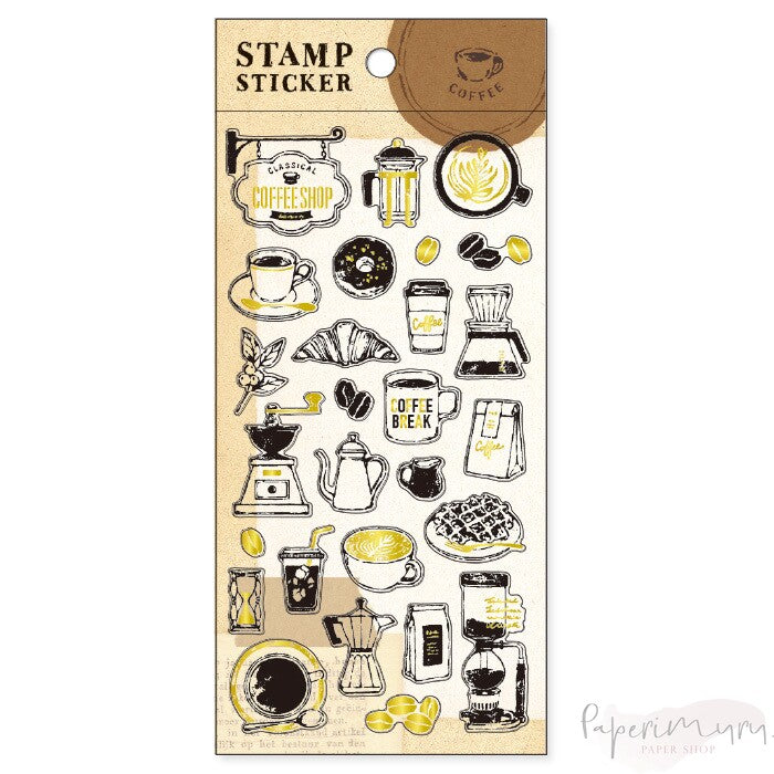 Stamp Sticker Coffee
