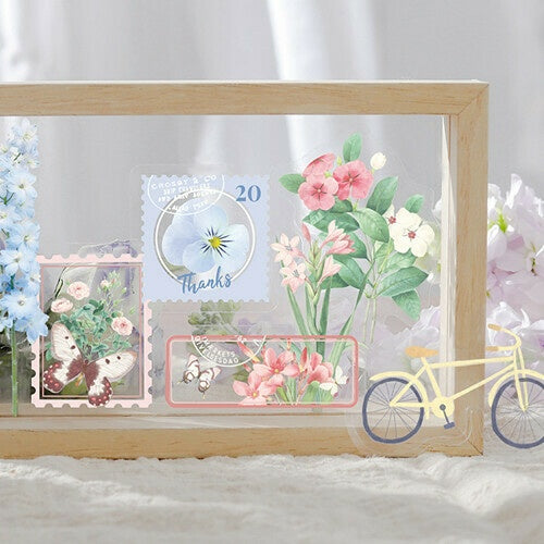 BGM PET Sticker Set Garden Post Office Pink