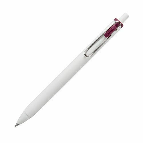 One Bordeaux Black 0.38 Gel Ink Ballpoint Pen