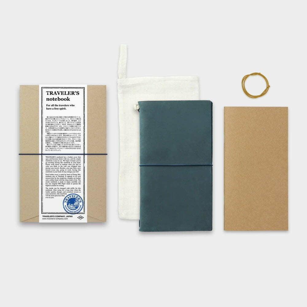 Traveler's Company Traveler's Notebook Regular Blue