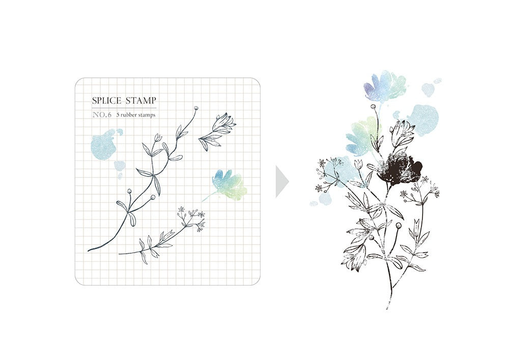 Splice Stamp Rubberstamp Set 1006