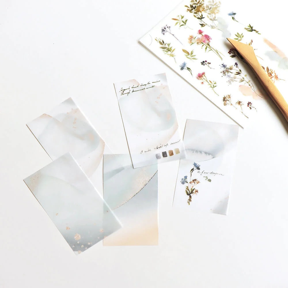 MU Life Style Dyeing Tracing Paper 12 Halo Waves