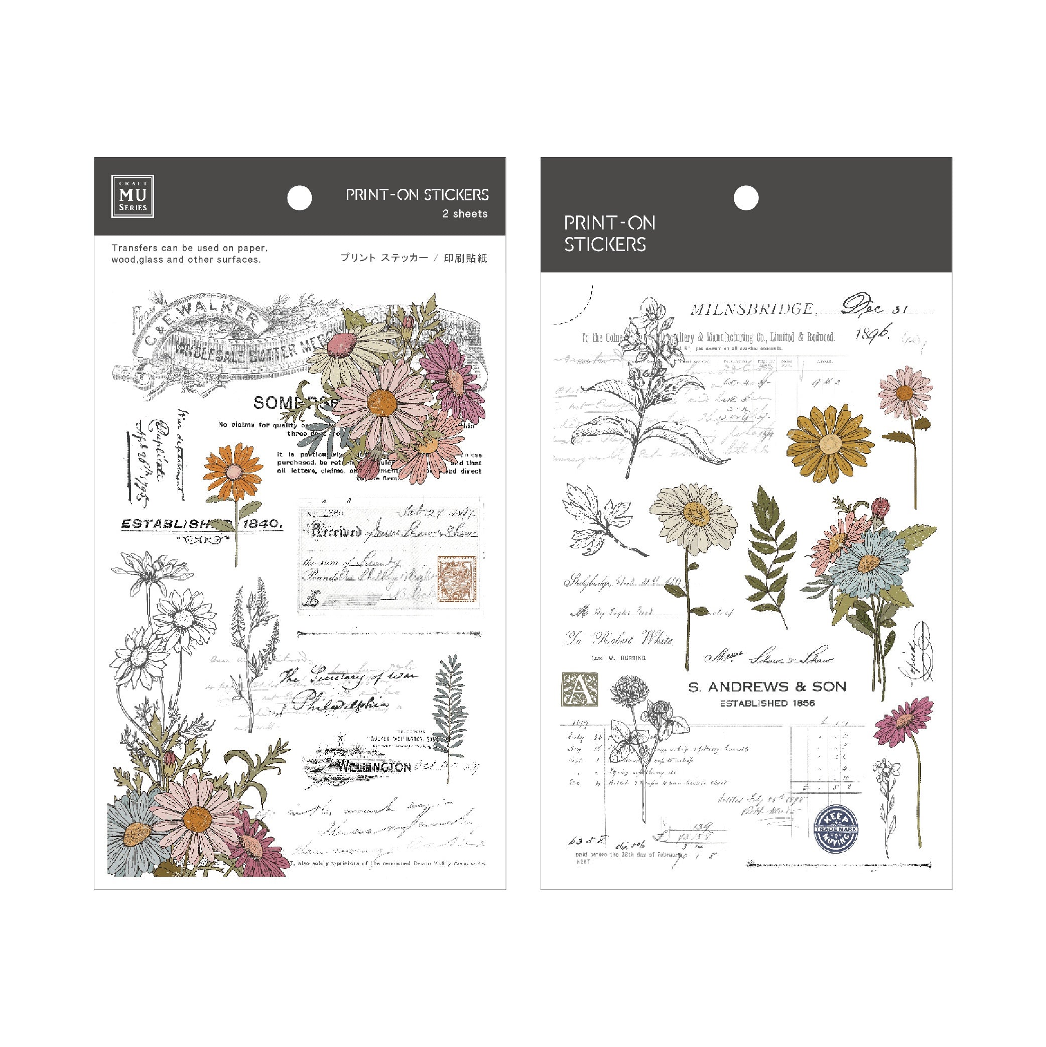 MU Print-ON Sticker 1211