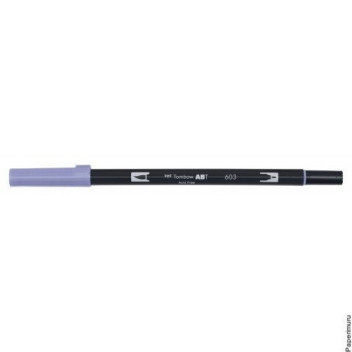 Tombow ABT 603 Dual Brush Pen - Periwinkle