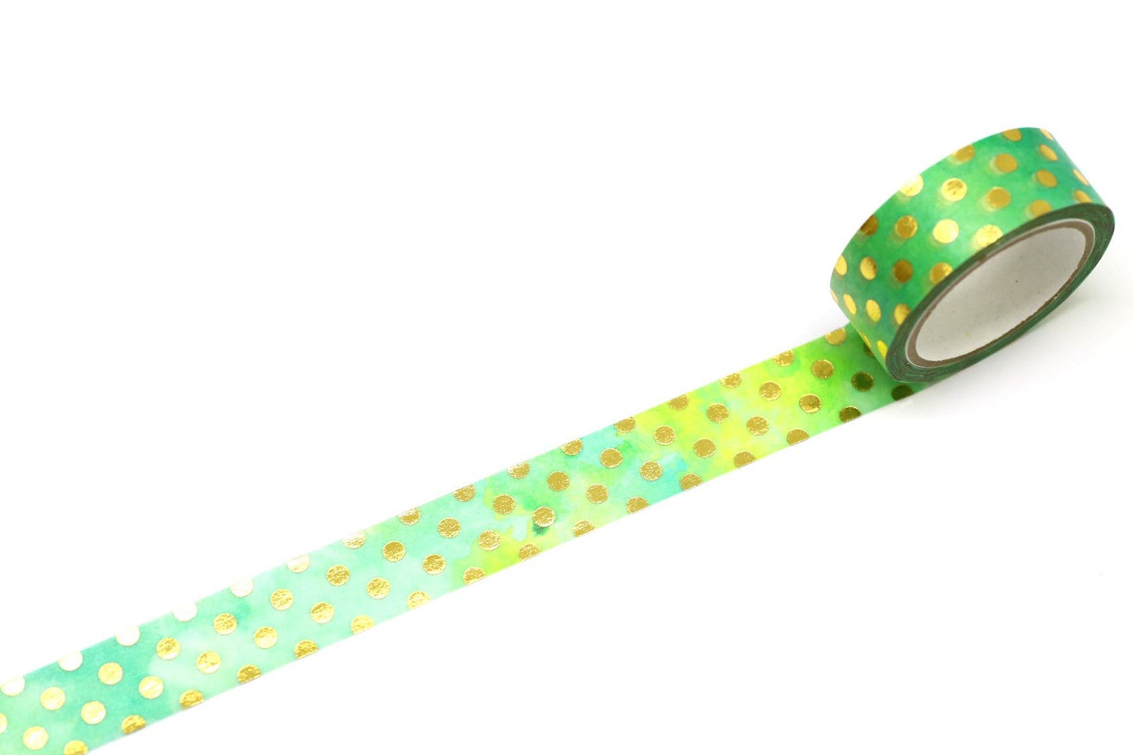 Saien Washiteippi Foil Green Watercolor