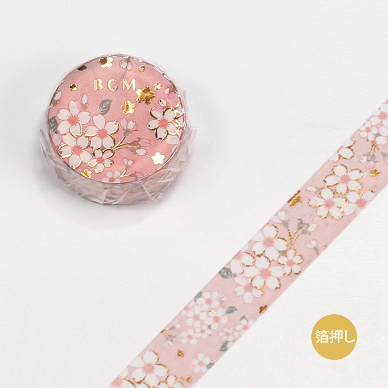 Washiteippi Pink Cherry Blossom Foil