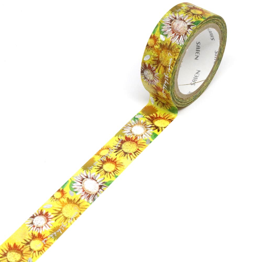 Saien Washiteippi Foil Sunflower