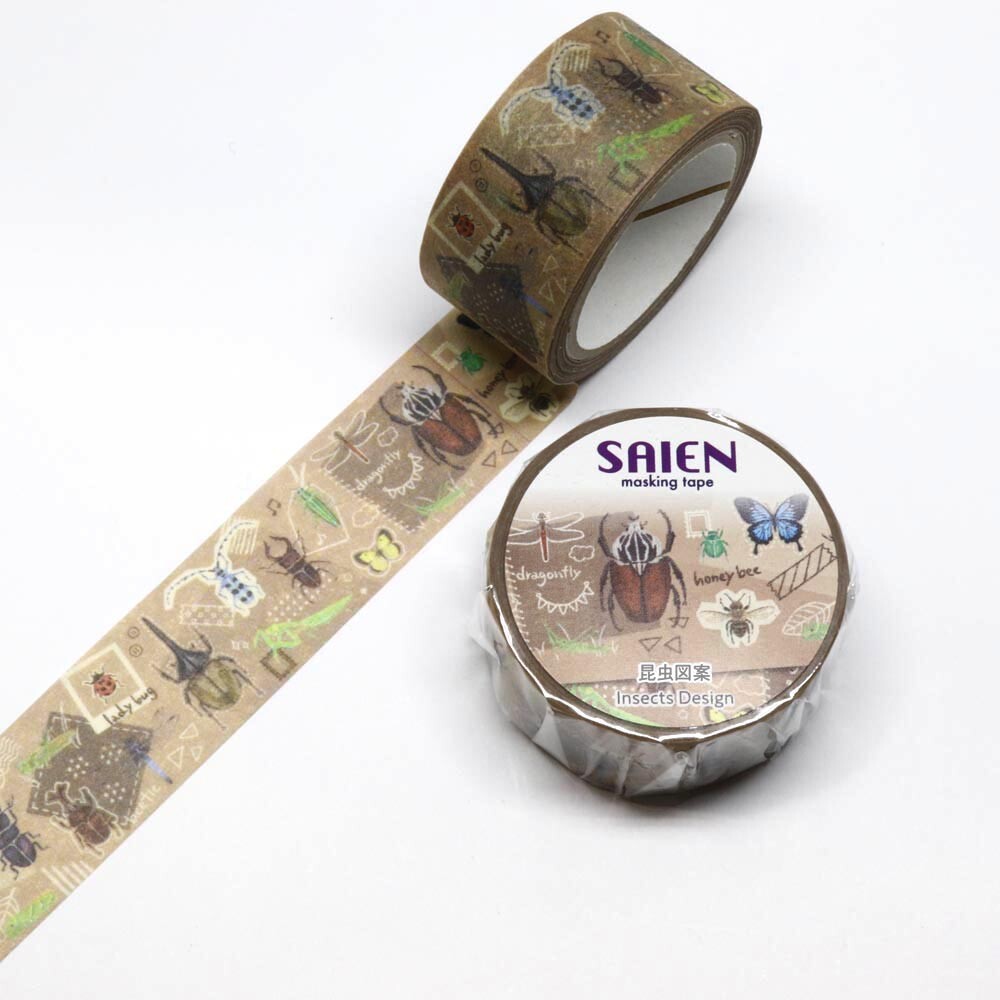 Saien 20mm Washiteippi Insects