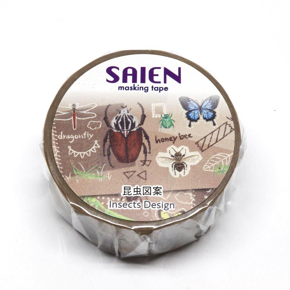 Saien 20mm Washiteippi Insects