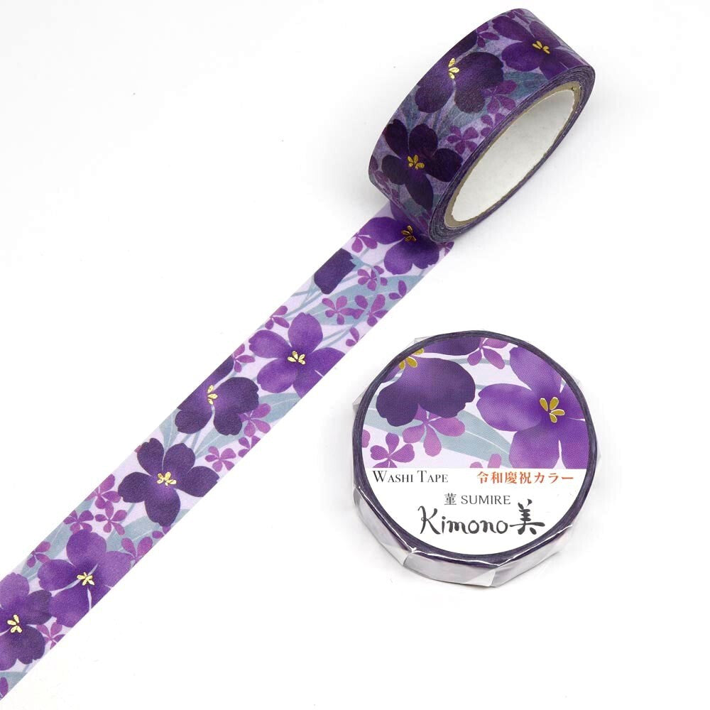Kimono Washiteippi Violet Foil