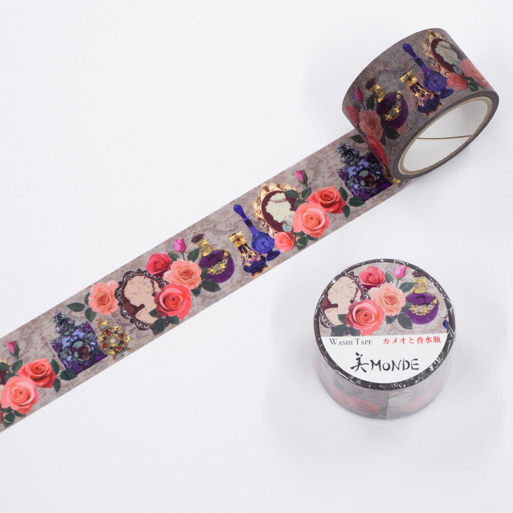 Saien 25mm Washiteippi Cameo and Perfume Bottle