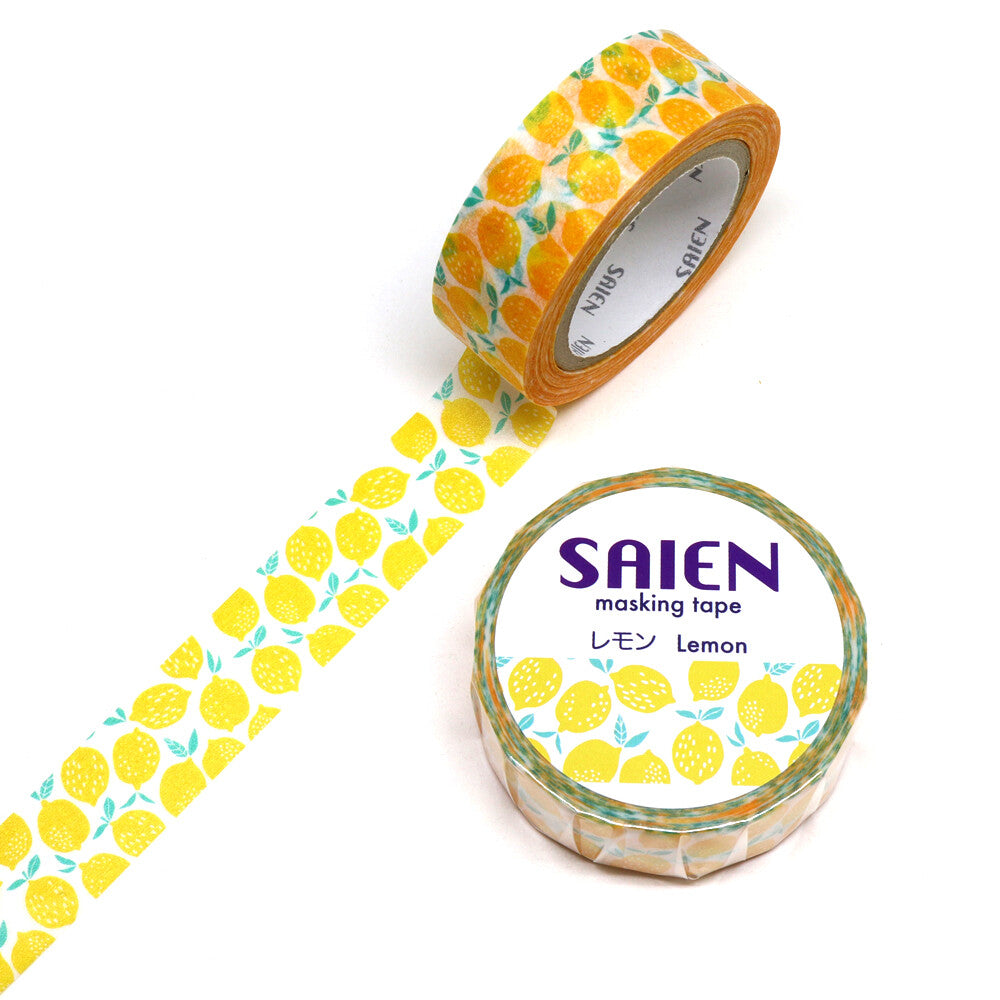 Saien Washiteippi Yellow Lemon