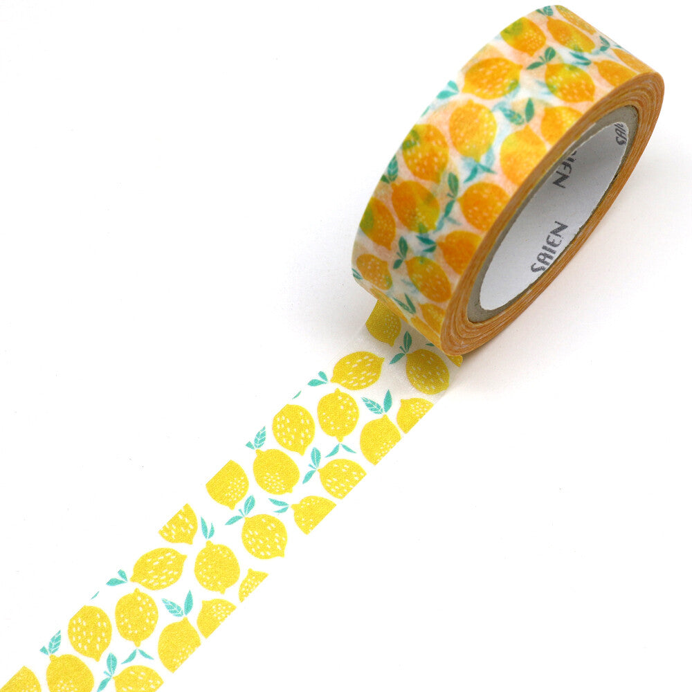 Saien Washiteippi Yellow Lemon