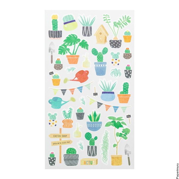 Sticker Marché Cactus