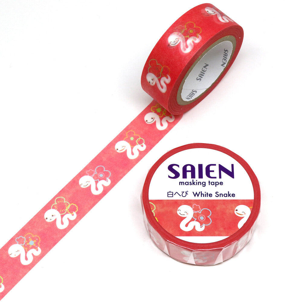 Saien Washitape White Snake