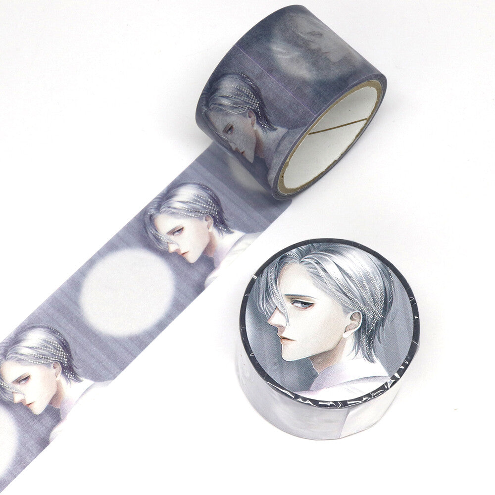 Saien 25mm Washiteippi YUNOKI Handsome Boy Silver Hair