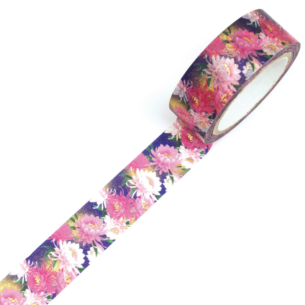Kimono Washiteippi Foil Moonlight Beauty Flowers
