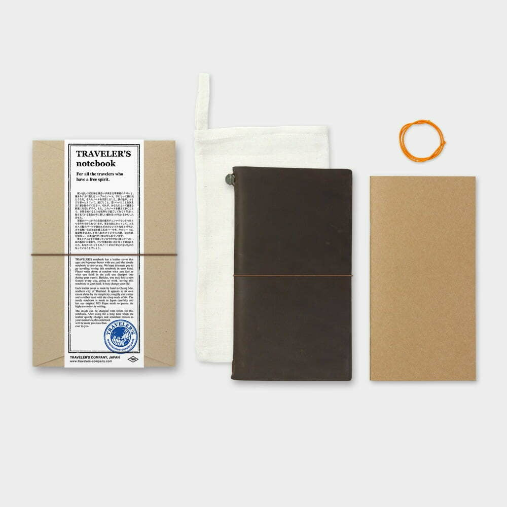 Traveler's Company Traveler's Notebook Regular Brown