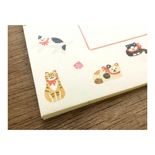 Furukawashiko Cats and Bells Letter Set A5