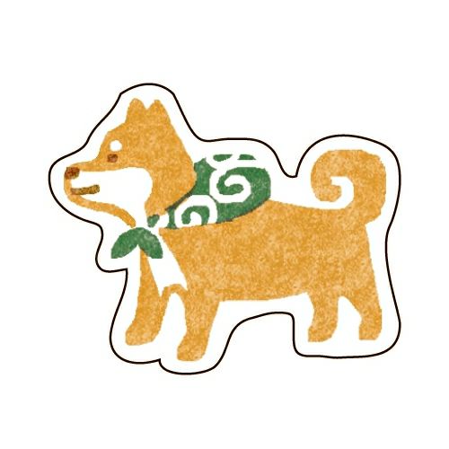 Planner Sticker Flakes Shibainu