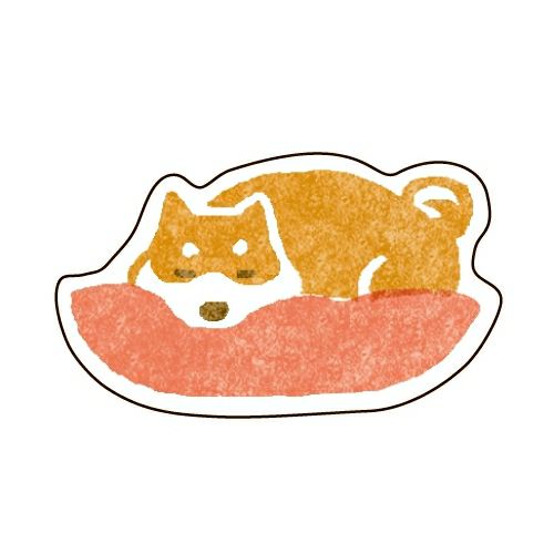 Planner Sticker Flakes Shibainu