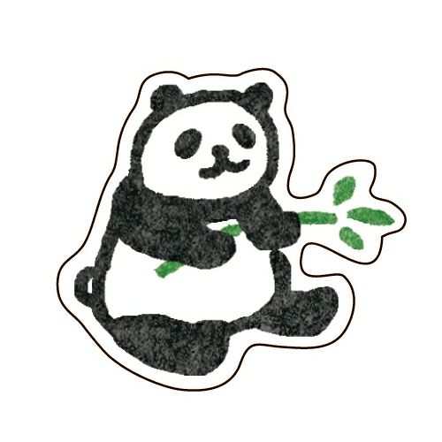 Furukawashiko Planner Sticker Flakes Panda