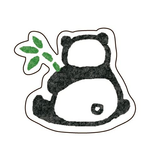 Furukawashiko Planner Sticker Flakes Panda