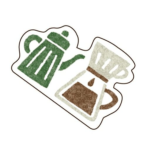 Furukawashiko Planner Sticker Flakes Coffee