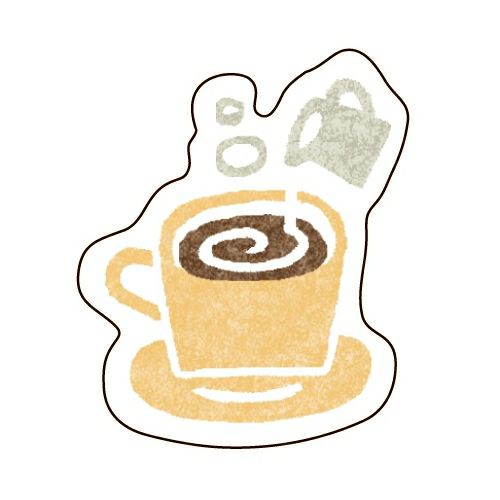 Furukawashiko Planner Sticker Flakes Coffee