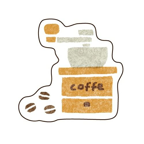 Furukawashiko Planner Sticker Flakes Coffee