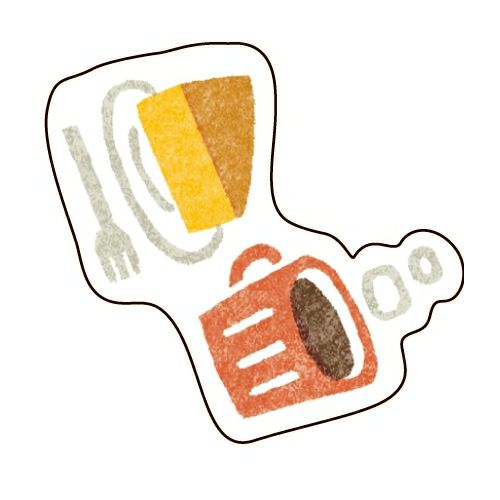 Furukawashiko Planner Sticker Flakes Coffee