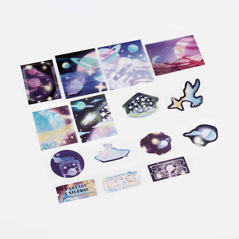 BGM Sticker Flakes Fantasy Trip Dream Universe