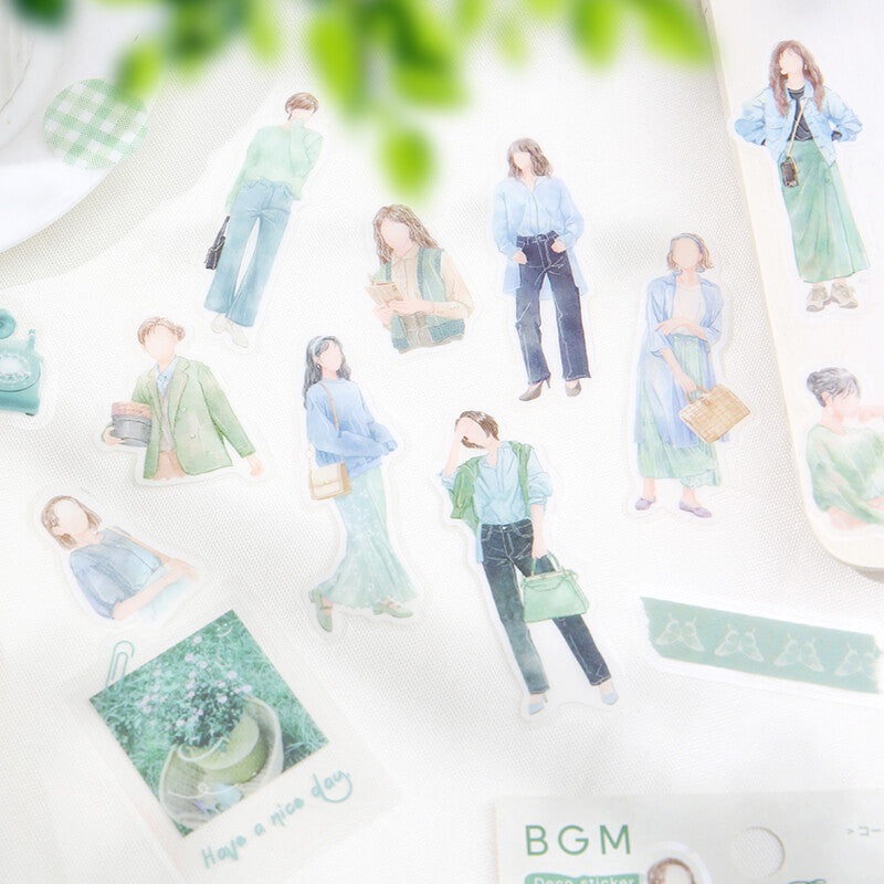 Coordinate Girl Washi Sticker Green